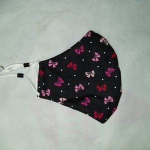 Bowtie and Poka-dot Facemask